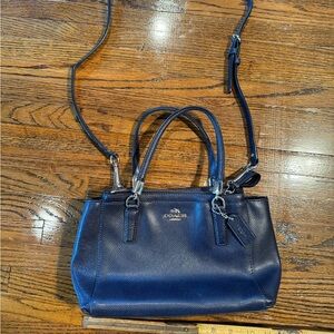 Coach Black Leather Satchel